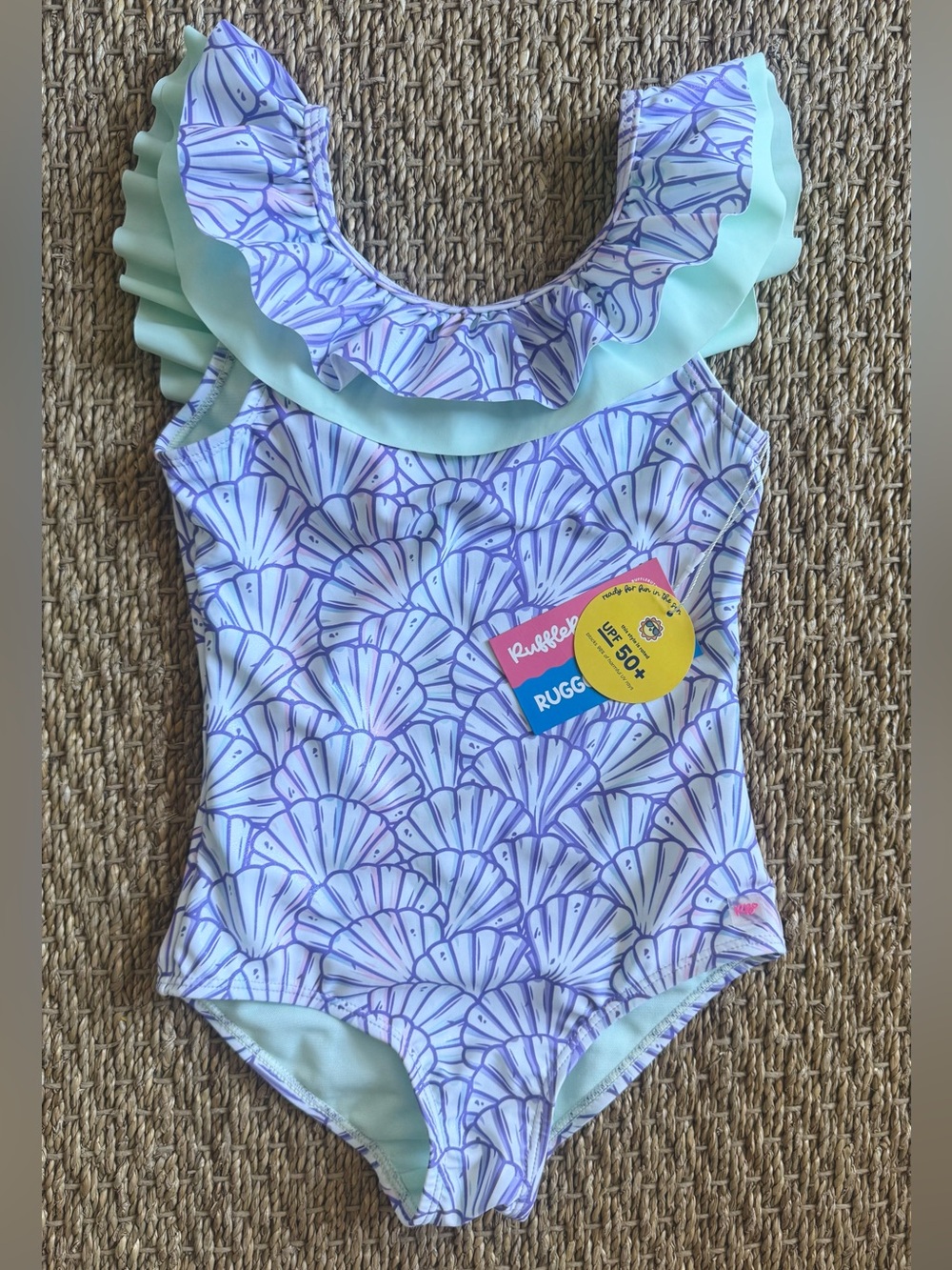 Ruffle Butts Ruffle One Piece Size 8 NWT